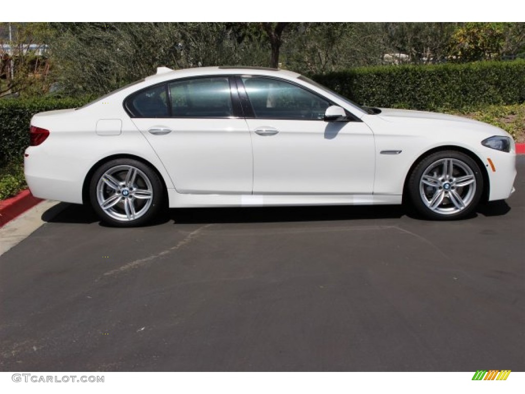 Alpine White 2015 BMW 5 Series 550i Sedan Exterior Photo #102282545