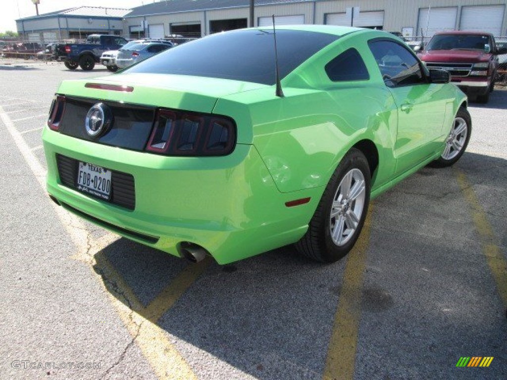 2014 Mustang V6 Premium Coupe - Gotta Have it Green / Charcoal Black photo #5