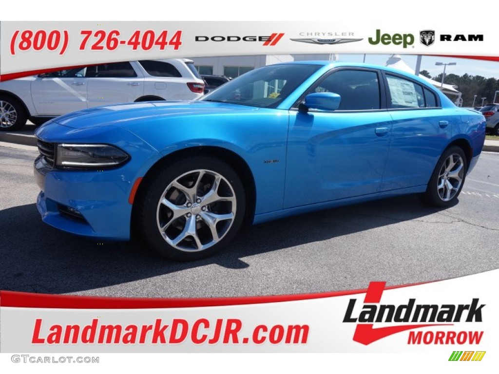 2015 Charger R/T - B5 Blue / Black photo #1