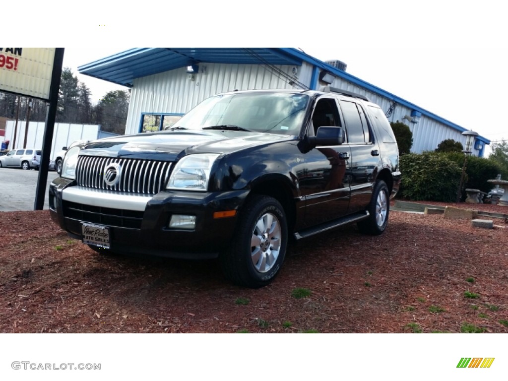 2006 Mountaineer Luxury AWD - Black / Charcoal Black photo #1