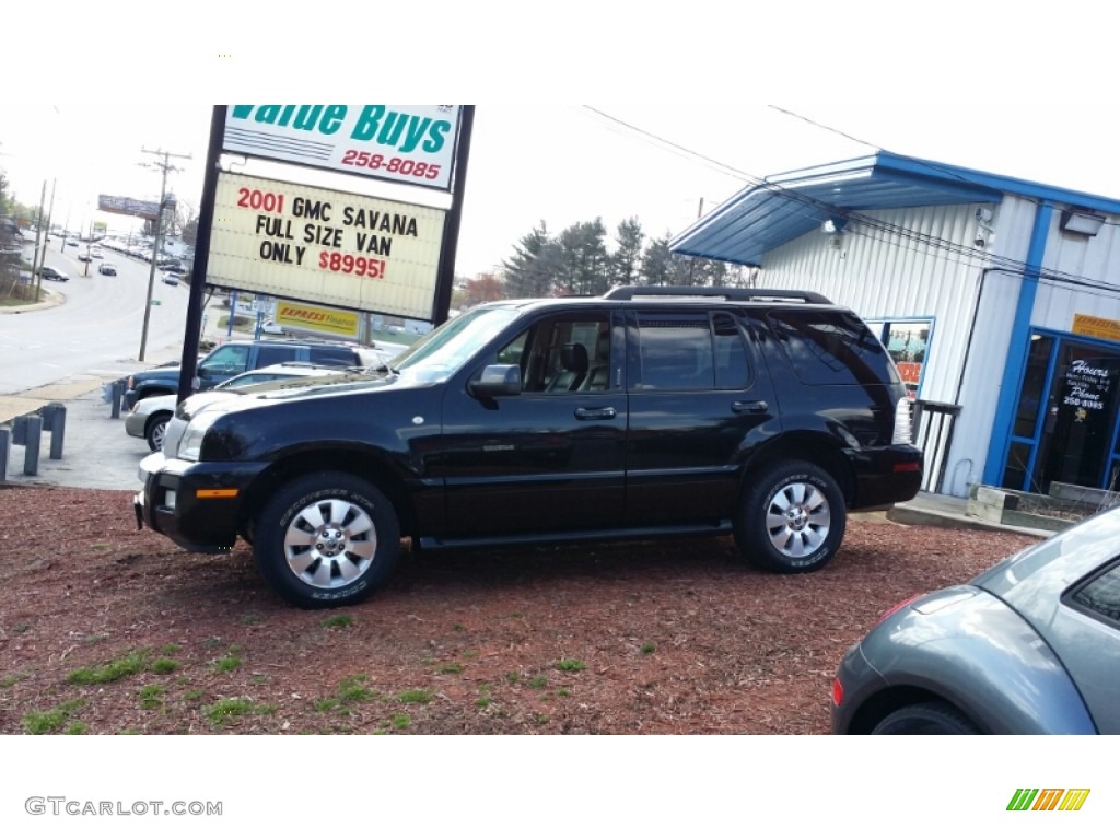 2006 Mountaineer Luxury AWD - Black / Charcoal Black photo #2