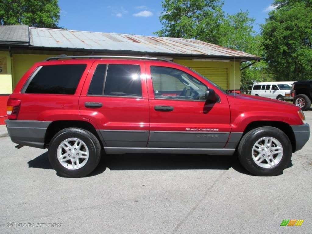 2004 Grand Cherokee Laredo - Inferno Red Pearl / Dark Slate Gray photo #2