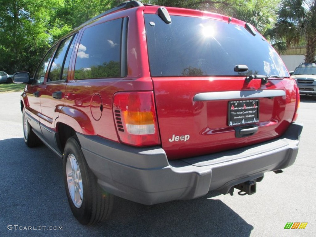 2004 Grand Cherokee Laredo - Inferno Red Pearl / Dark Slate Gray photo #5
