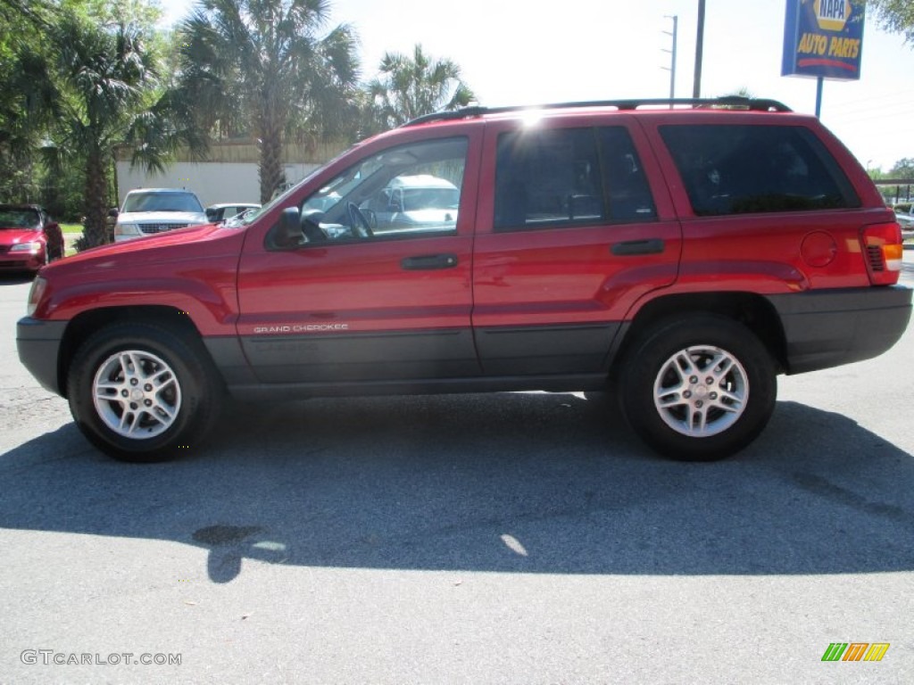 2004 Grand Cherokee Laredo - Inferno Red Pearl / Dark Slate Gray photo #6