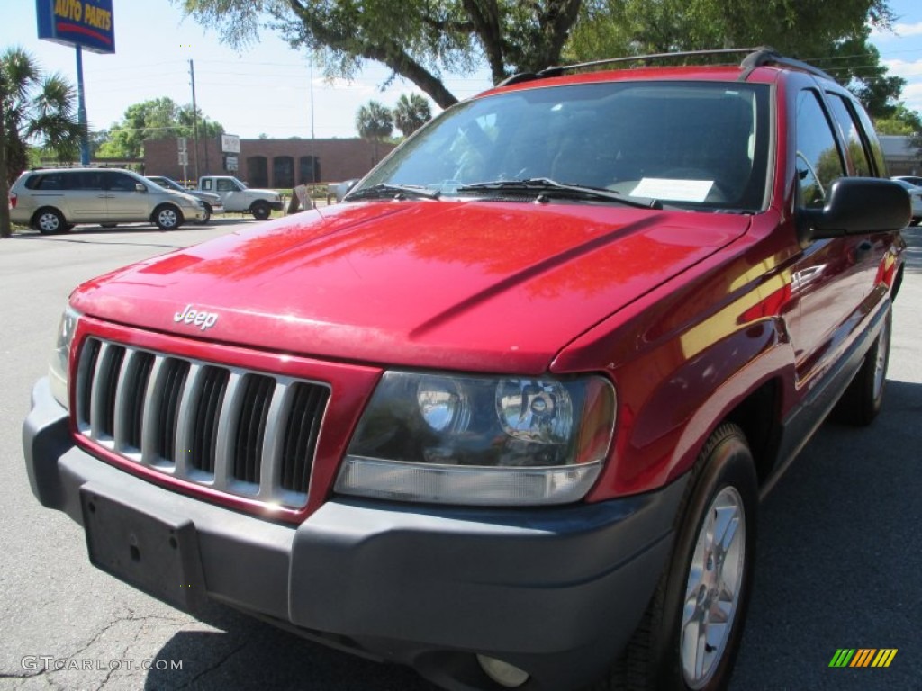 2004 Grand Cherokee Laredo - Inferno Red Pearl / Dark Slate Gray photo #7