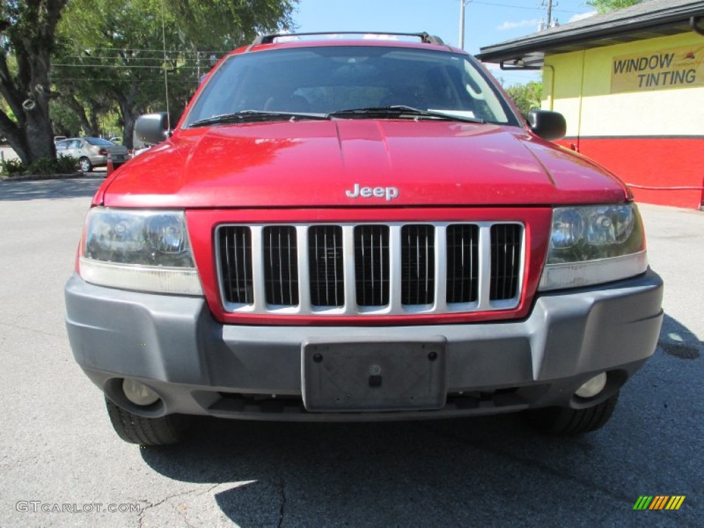 2004 Grand Cherokee Laredo - Inferno Red Pearl / Dark Slate Gray photo #8