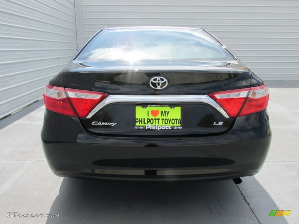 2015 Camry LE - Attitude Black Metallic / Ash photo #5