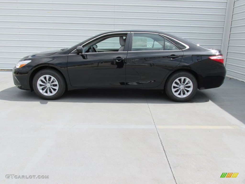 2015 Camry LE - Attitude Black Metallic / Ash photo #6