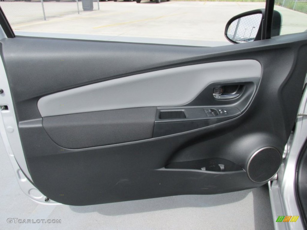 2015 Toyota Yaris 3-Door LE Black Door Panel Photo #102290471
