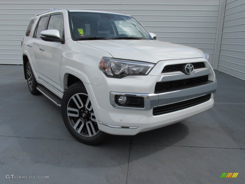 Blizzard White 2015 Toyota 4Runner Limited Exterior Photo #102290807