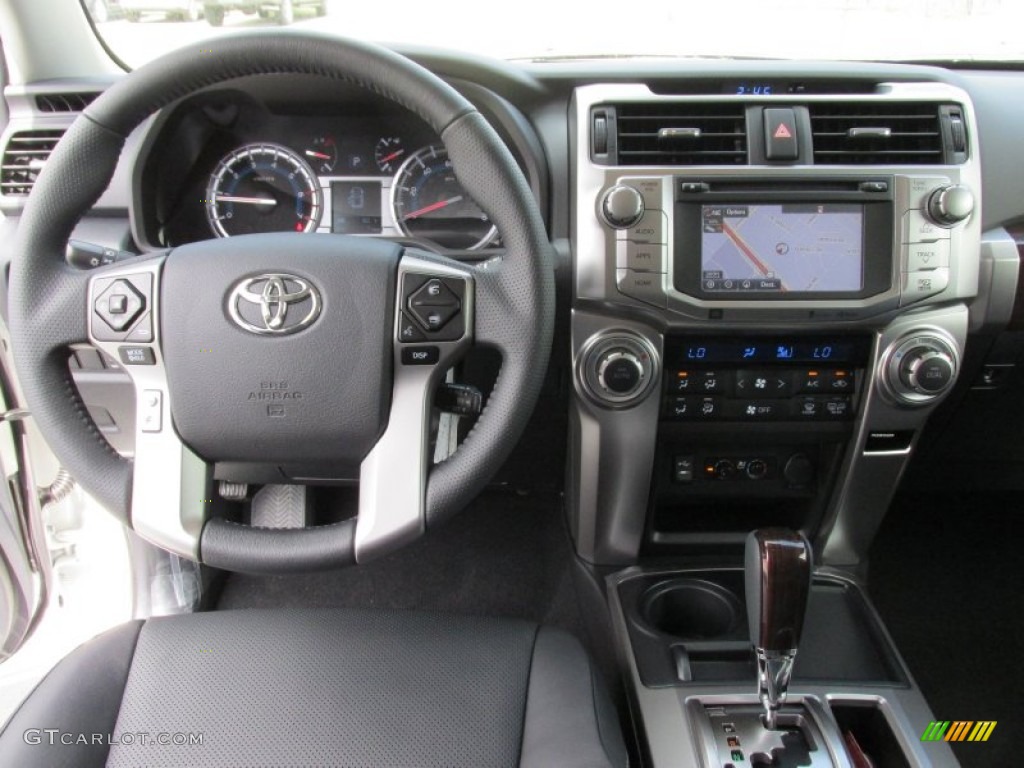 2015 Toyota 4Runner Limited Black Dashboard Photo #102291317