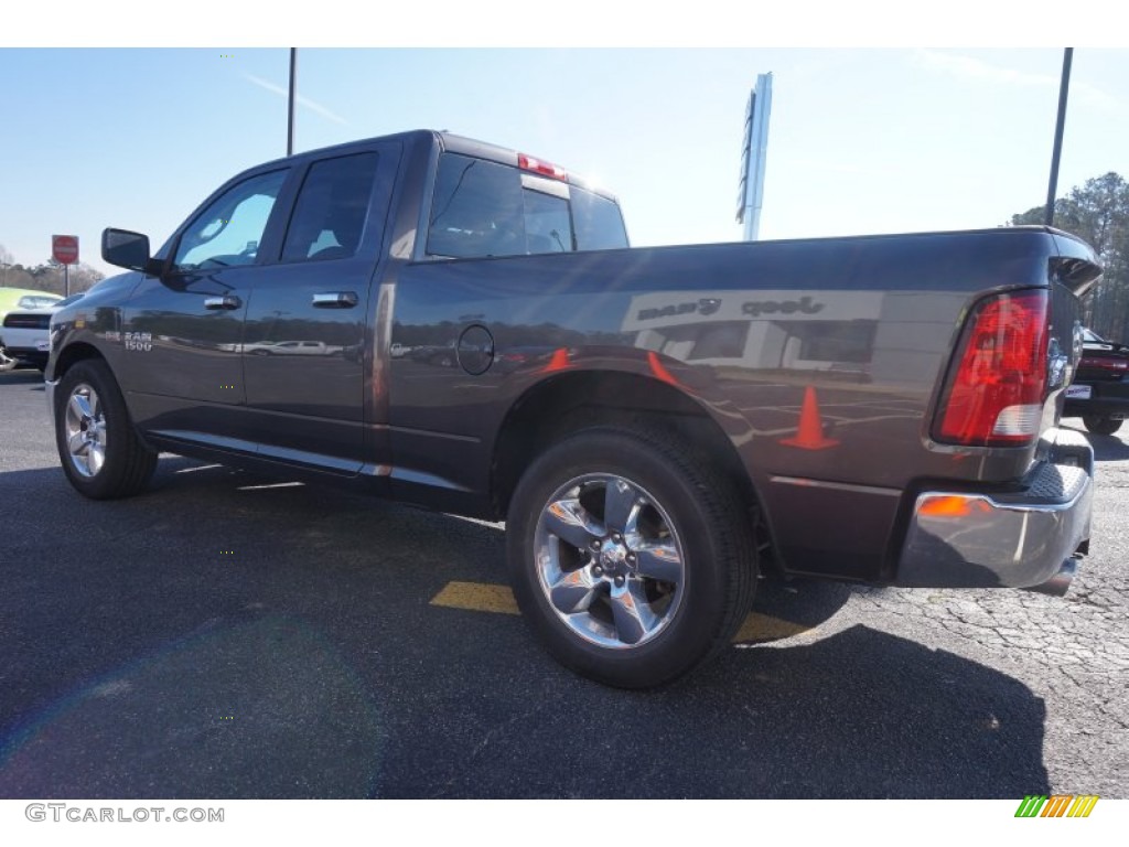 2014 1500 Big Horn Quad Cab - Granite Crystal Metallic / Black/Diesel Gray photo #5