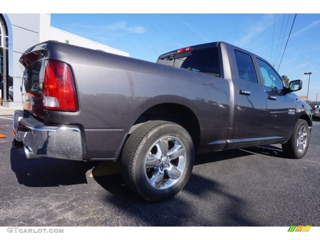 2014 1500 Big Horn Quad Cab - Granite Crystal Metallic / Black/Diesel Gray photo #7