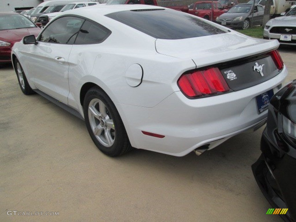 2015 Mustang V6 Coupe - Oxford White / Ebony photo #6