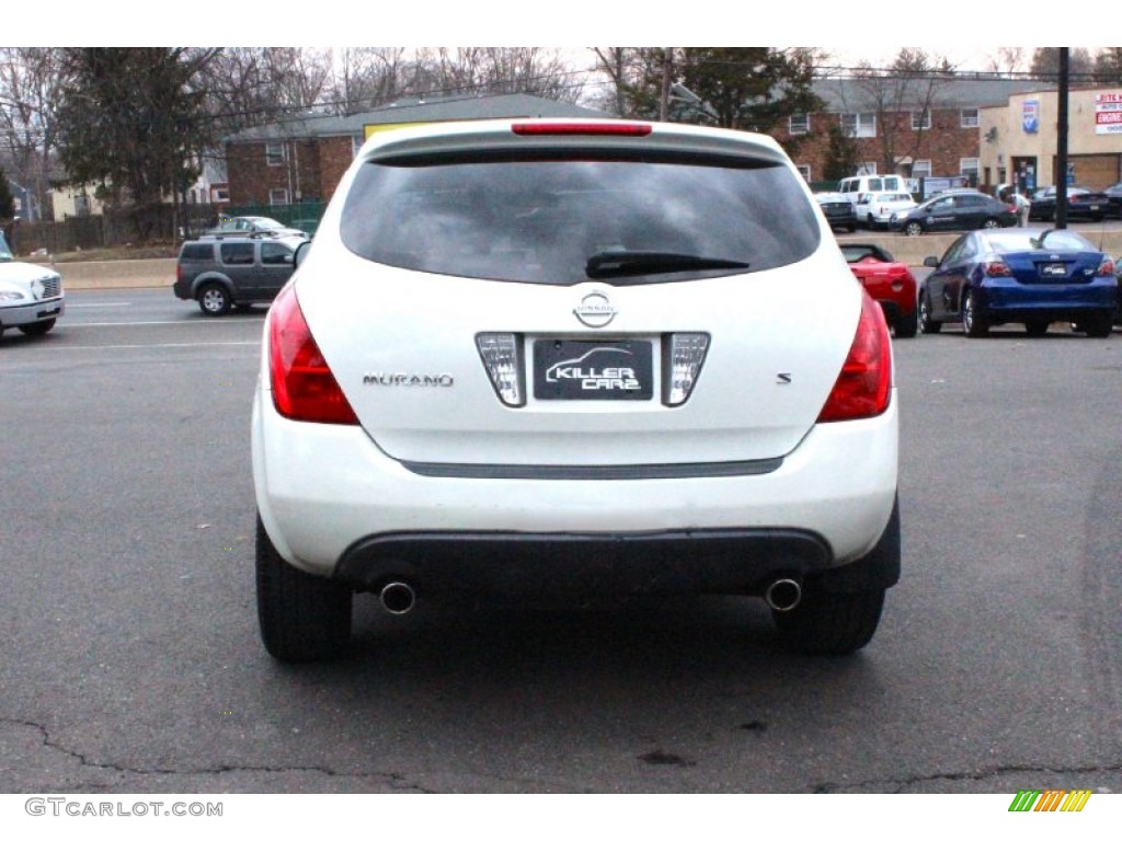 2005 Murano S - Glacier Pearl White / Cafe Latte photo #6