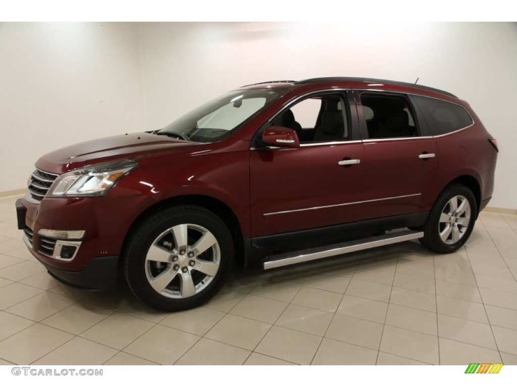 Siren Red Tintcoat 2015 Chevrolet Traverse LTZ Exterior Photo #102299132