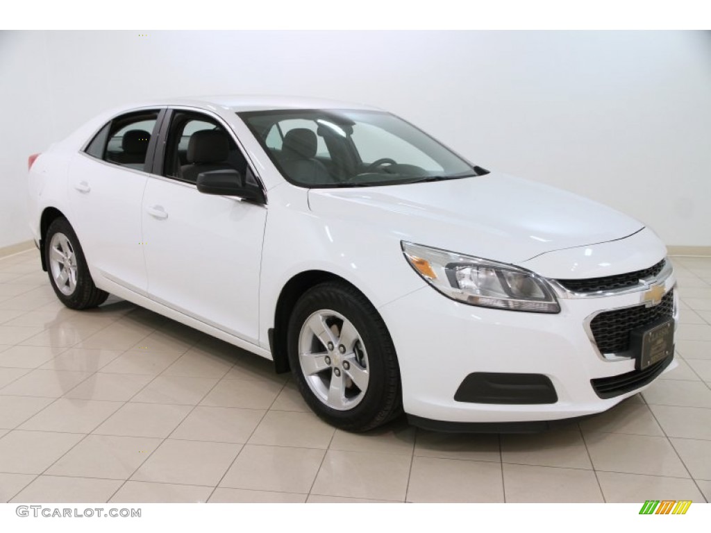 2014 Malibu LS - Summit White / Jet Black/Titanium photo #1