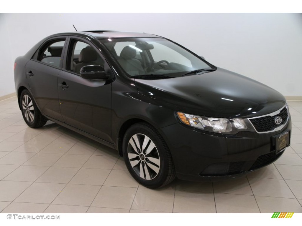 2013 Forte EX - Aurora Black Pearl / Stone photo #1