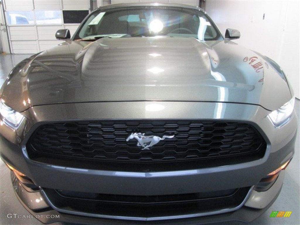 2015 Mustang V6 Coupe - Magnetic Metallic / Ebony photo #2