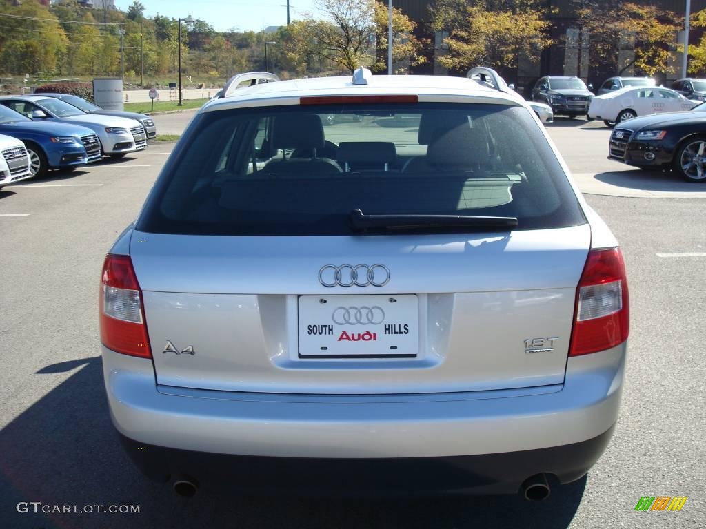 2004 A4 1.8T quattro Avant - Light Silver Metallic / Grey photo #3