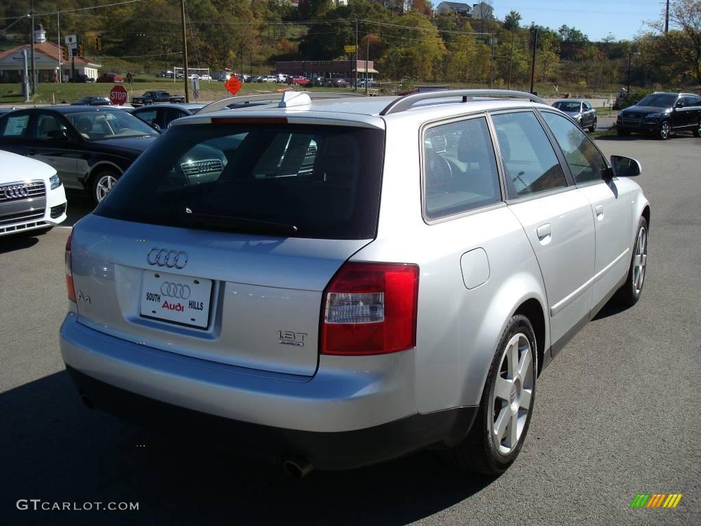2004 A4 1.8T quattro Avant - Light Silver Metallic / Grey photo #4