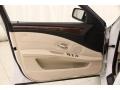 2009 BMW 5 Series Cream Beige Dakota Leather Interior Door Panel Photo