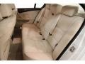 2009 BMW 5 Series Cream Beige Dakota Leather Interior Rear Seat Photo