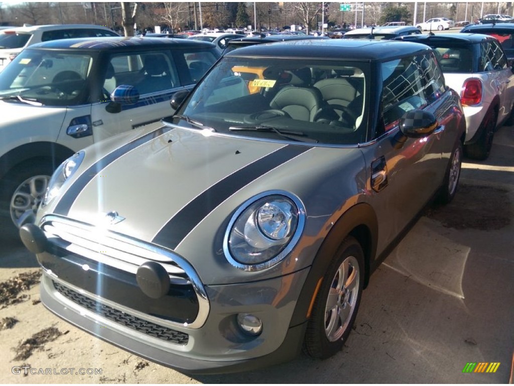 Moonwalk Gray Metallic 2015 Mini Cooper Hardtop 2 Door Exterior Photo #102301076