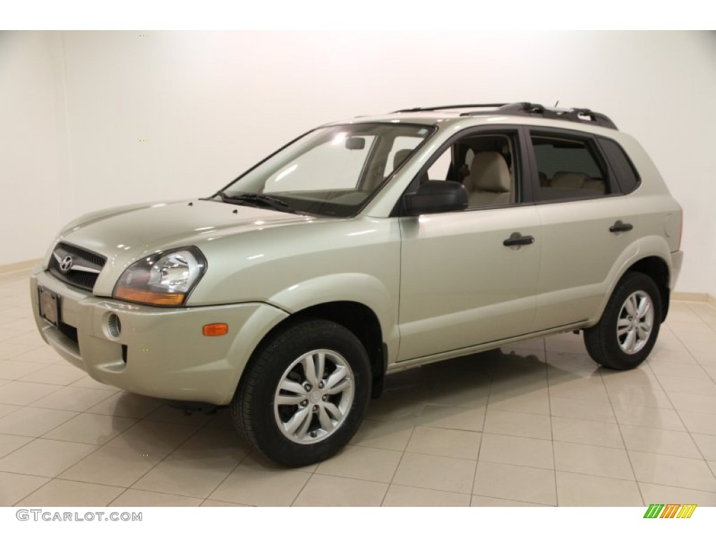 Desert Sage 2009 Hyundai Tucson GLS Exterior Photo #102301166