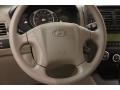 Beige 2009 Hyundai Tucson GLS Steering Wheel