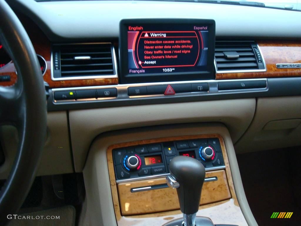 2004 A8 L 4.2 quattro - Burgundy Red Pearl Effect / Beige photo #13