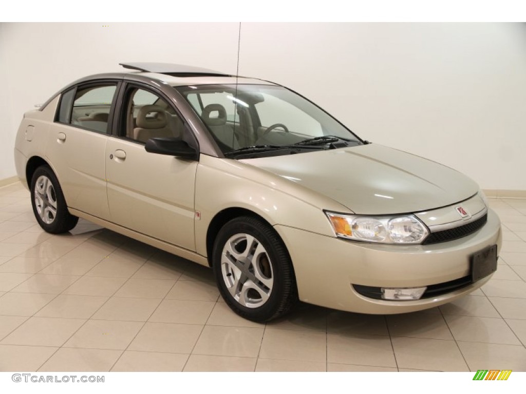 2004 ION 3 Sedan - Golden Wheat / Tan photo #1