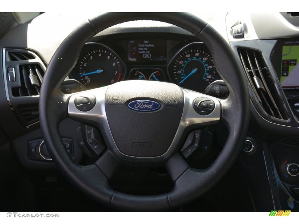 2014 Escape Titanium 1.6L EcoBoost - Tuxedo Black / Charcoal Black photo #10