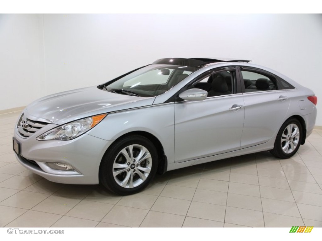 Radiant Silver 2012 Hyundai Sonata Limited Exterior Photo #102302504