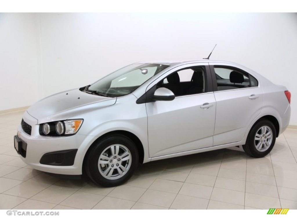 Silver Ice Metallic 2014 Chevrolet Sonic LT Sedan Exterior Photo #102302627