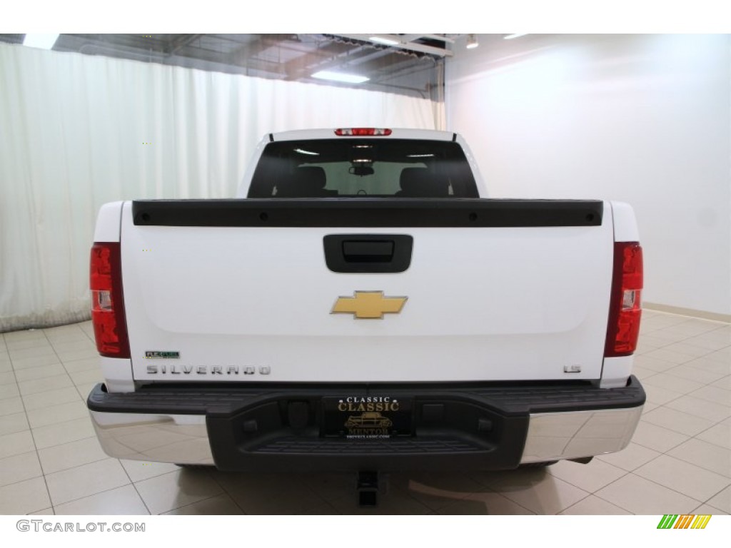 2012 Silverado 1500 LS Extended Cab 4x4 - Summit White / Dark Titanium photo #12