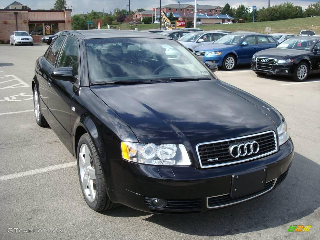 2005 A4 1.8T quattro Sedan - Brilliant Black / Ebony photo #5