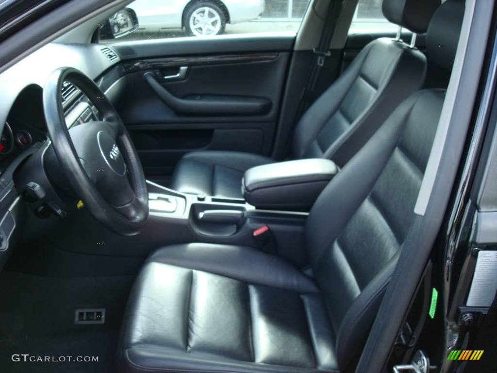 2005 A4 1.8T quattro Sedan - Brilliant Black / Ebony photo #8