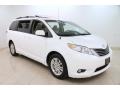 Super White 2014 Toyota Sienna XLE