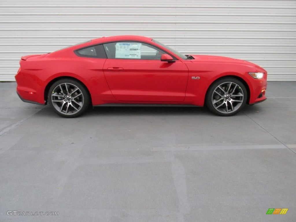 Race Red 2015 Ford Mustang GT Premium Coupe Exterior Photo #102309372