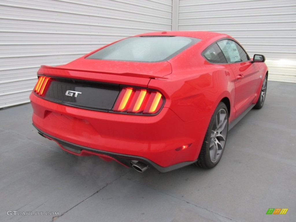 Race Red 2015 Ford Mustang GT Premium Coupe Exterior Photo #102309397