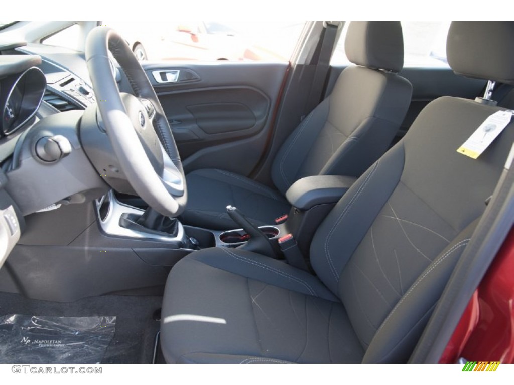 2015 Fiesta SE Hatchback - Ruby Red Metallic / Charcoal Black photo #4