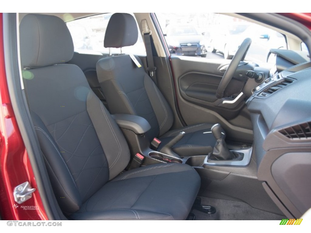 2015 Fiesta SE Hatchback - Ruby Red Metallic / Charcoal Black photo #5
