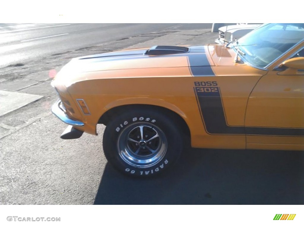 1970 Mustang BOSS 302 - Grabber Orange / Black photo #5