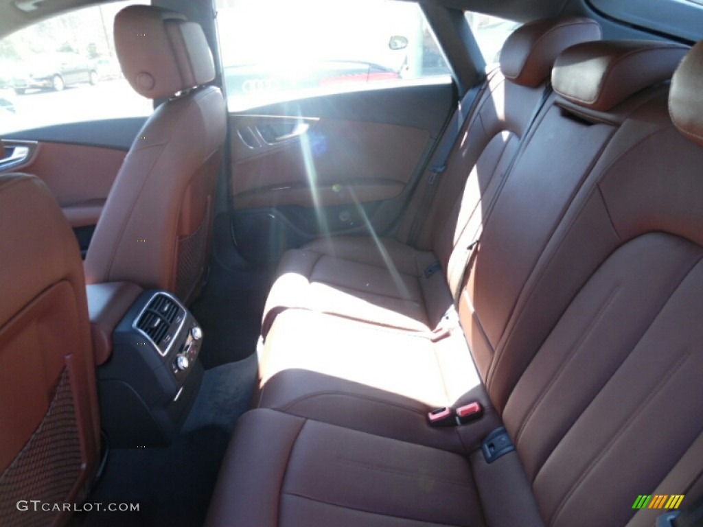 Nougat Brown Interior 2016 Audi A7 3.0 TFSI Premium Plus quattro Photo #102312172