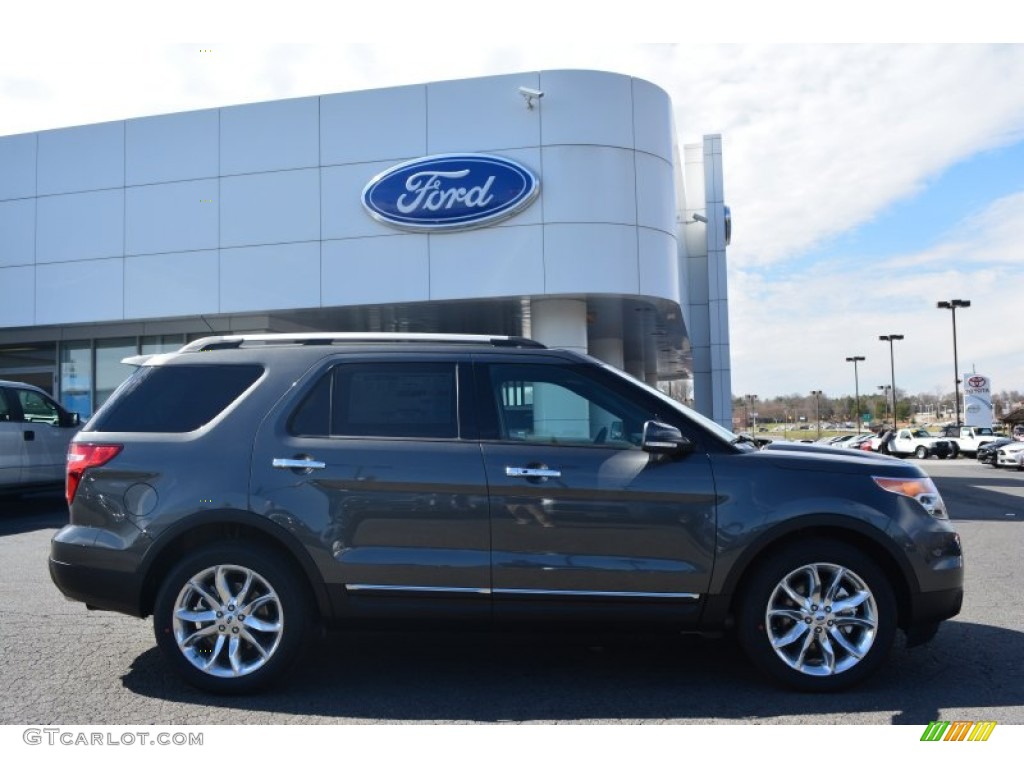 2015 Explorer Limited - Magnetic / Charcoal Black photo #2