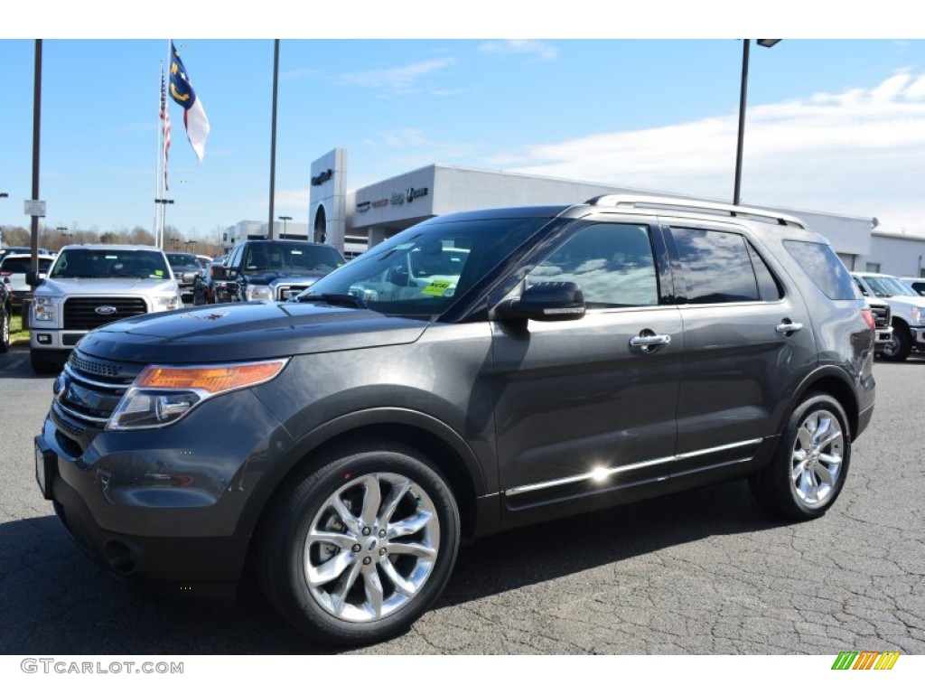 2015 Explorer Limited - Magnetic / Charcoal Black photo #3