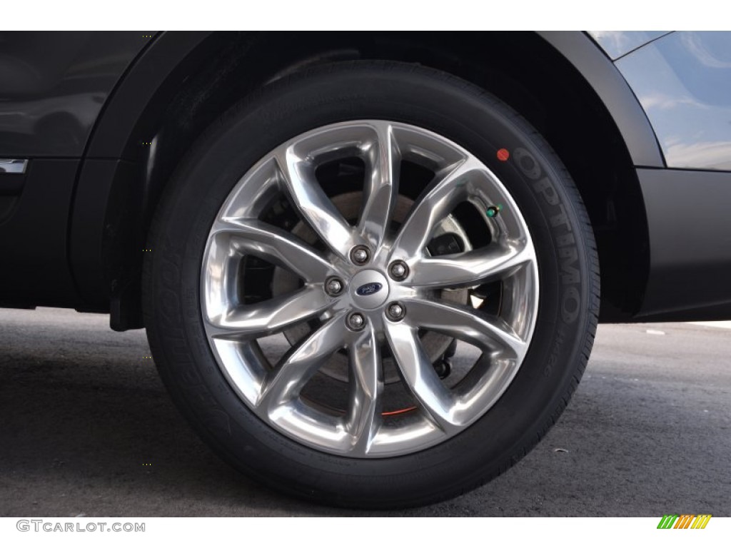 2015 Explorer Limited - Magnetic / Charcoal Black photo #5