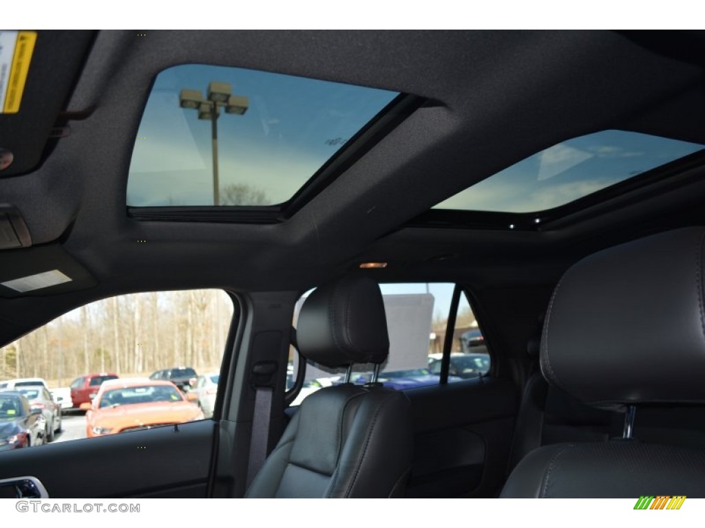 2015 Explorer Limited - Magnetic / Charcoal Black photo #14