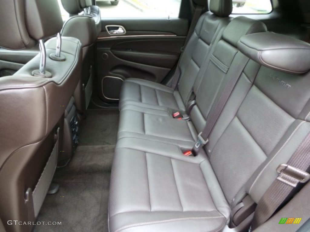 2014 Jeep Grand Cherokee Summit Rear Seat Photos